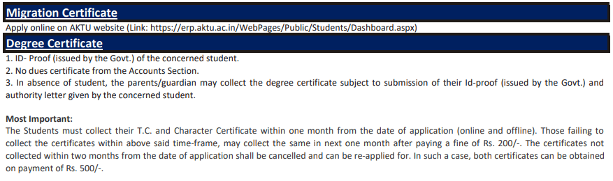 Certificate Process of Alumni