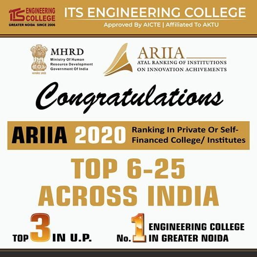ARIIA 2020 Ranking ITS Engineering College